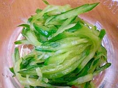 いろいろ使える昆布茶　｢胡瓜の昆布茶もみ」　　♪♪